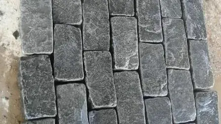 Pedras de pavimentação de jardim em granito cinza escuro clássico cinza G654 para paisagismo/estacionamento/calçada/passarela